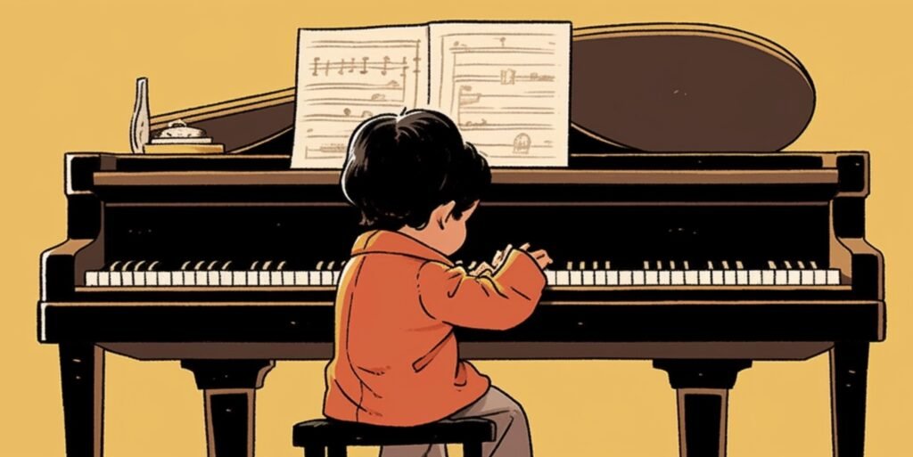 Tuning a piano vs playing