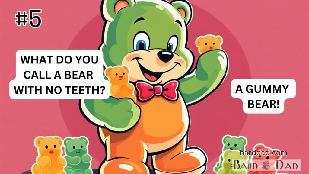 What do you call a bear with no teeth?