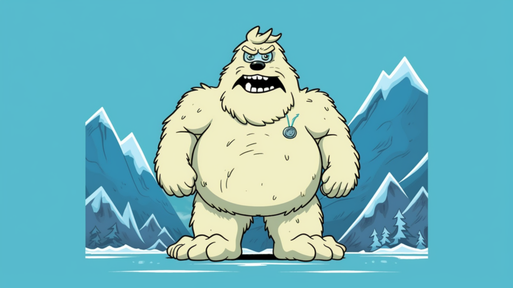 The snowman that wanted to be the abominable snowman
